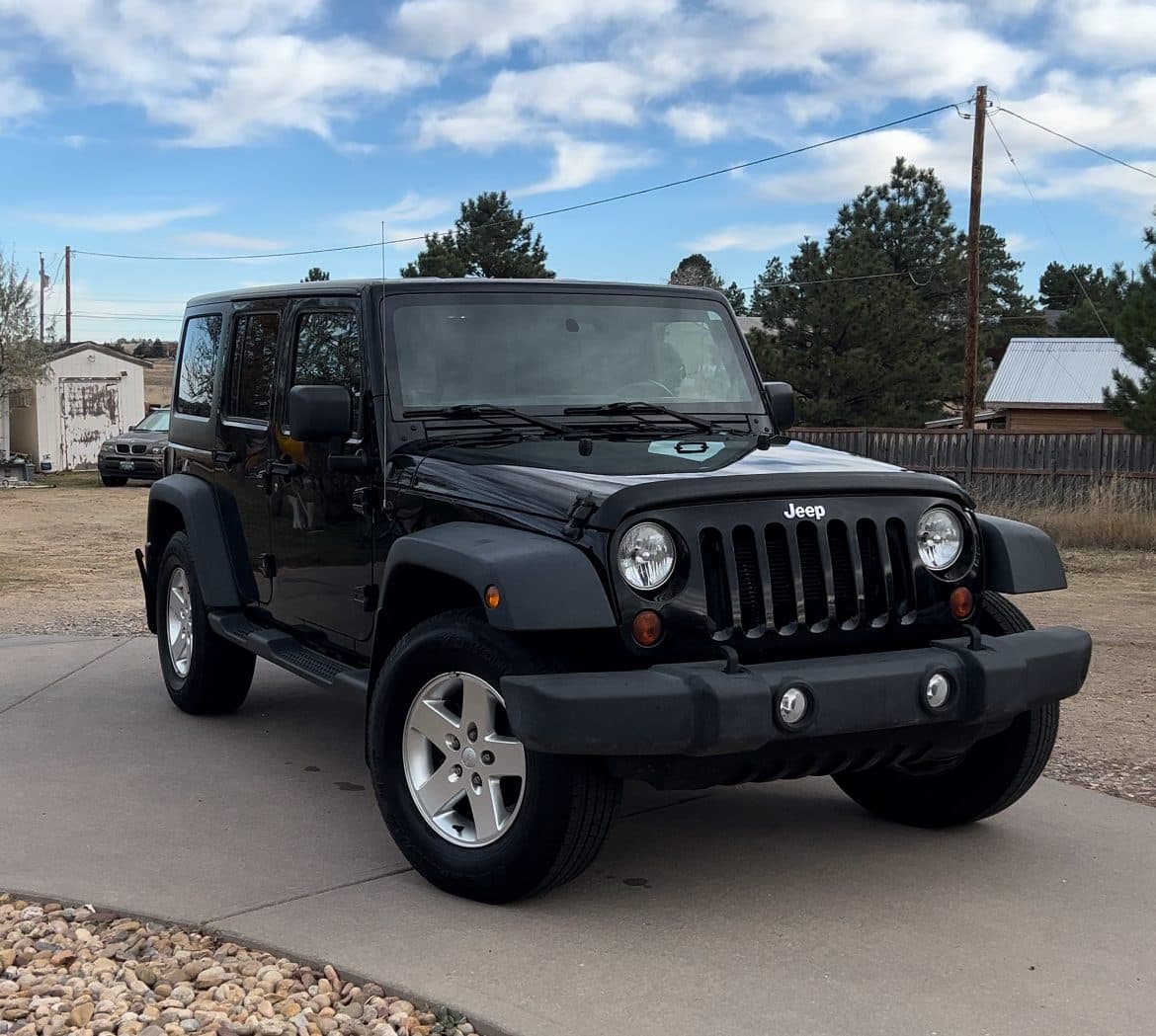 Jeep wrangler exterior after detail